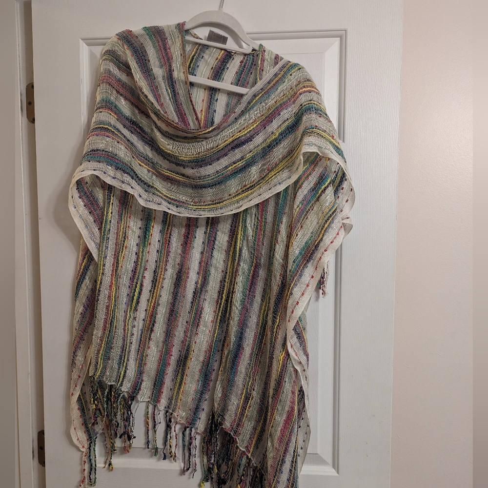 Chico's Open front poncho